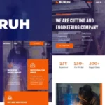 Buruh – Laser Cutting & Engineering Company Elementor Template