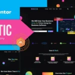 Bustic – Tech & Software Company Elementor Template