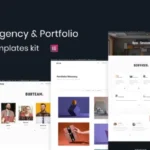 Byra – Creative Agency & Modern Portfolio Elementor Template