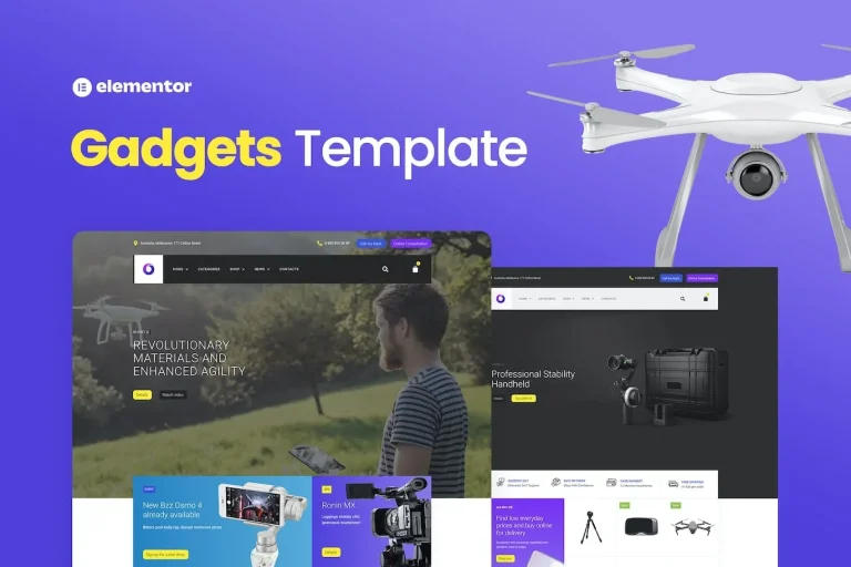 Bzzz – Gadgets eCommerce Elementor Template Bzzz – Gadgets eCommerce Elementor Template - Imagen 1