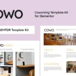 COWO – Coworking Elementor Template