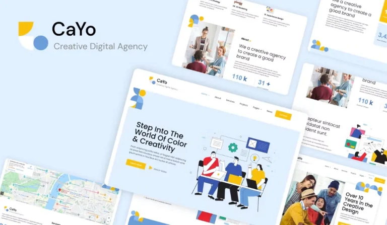 CaYo – Creative Agency Elementor Template CaYo – Creative Agency Elementor Template - Imagen 1