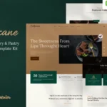 Cakecane – Cake & Pastry Elementor Template