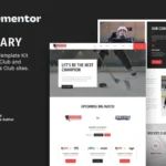 Calgary – Hockey Team & Sports Club Elementor Template
