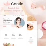 Cantiq – Beauty Spa Salon Therapy Elementor Template