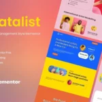 Catalist – Artist Management Elementor Template