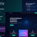 Centrix – Artificial Intelligence & Technology Services Elementor Template