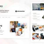 Centro – Digital Marketing Agency & Portfolio Elementor Template