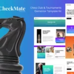 CheckMate – Chess Club & Tournaments Elementor Template