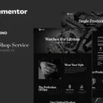 Chrono – Watch Service Elementor Template