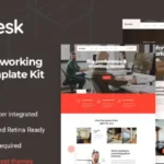 Codesk – Coworking Space Elementor Template
