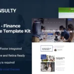Consulty – Finance Consulting Elementor Template