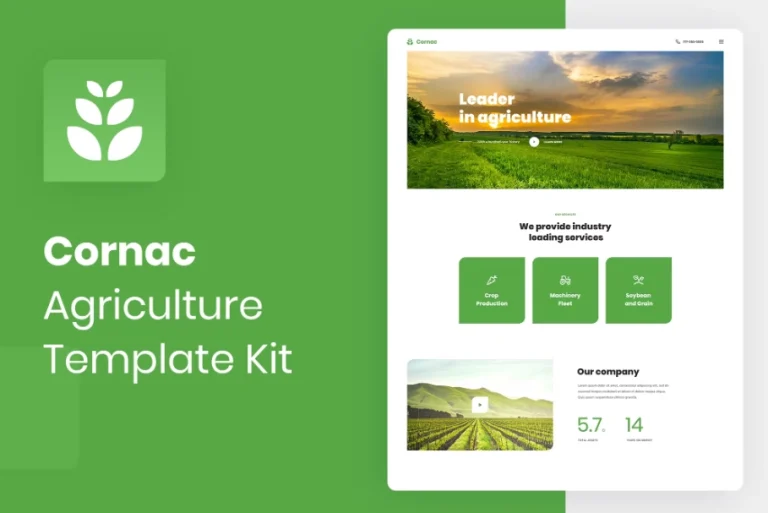 Cornac – Agriculture Elementor Template Cornac – Agriculture Elementor Template - Imagen 1