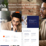 Corvina – Business Coaching & Consulting Service Elementor Template