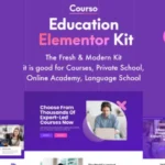 Courso – Online University & Courses Elementor Template