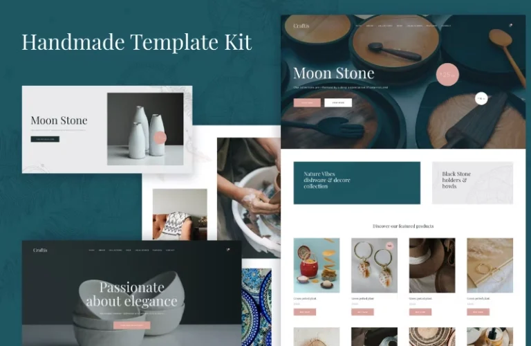 Craftis – Handcraft & Artisan Elementor Template Craftis – Handcraft & Artisan Elementor Template - Imagen 1