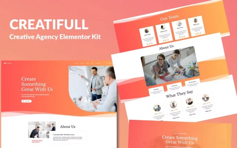 Creatifull – Creative Agency Elementor Template Creatifull – Creative Agency Elementor Template - Imagen 1