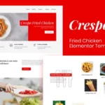 Crespo – Fast Food Restaurant Elementor Template
