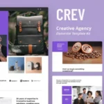 Crev – Creative Agency Elementor Template