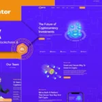 Criptix – Cryptocurrency Blockchain & Bitcoin Elementor Template
