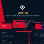 Crypton – Cryptocurrency Elementor Template