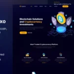 Cryptoxo – Cryptocurrency Blockchain & Bitcoin Elementor Template