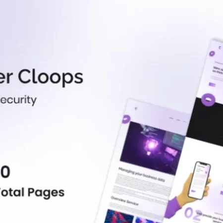 Cyber Cloop – Cyber Security Elementor Template