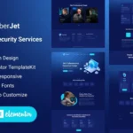 CyberJet – Web Security Elementor Template