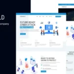 Cybershield – Cyber Security Services Company Elementor Template