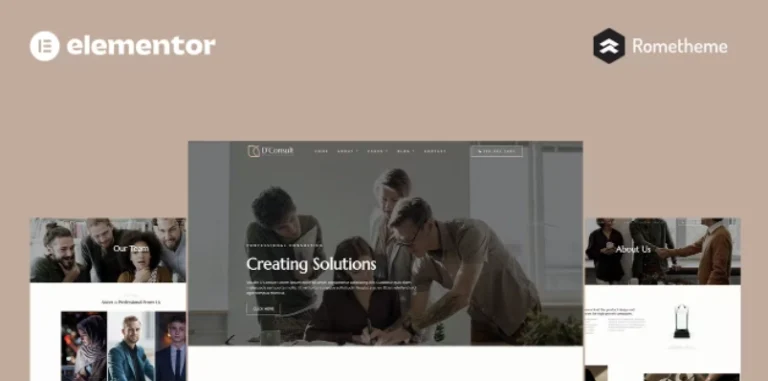 D’Consult – Business Consulting Elementor Pro Full Site Template D’Consult – Business Consulting Elementor Pro Full Site Template - Imagen 1