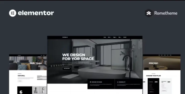 D’Interior – Interior Design Elementor Pro Full Site Template D’Interior – Interior Design Elementor Pro Full Site Template - Imagen 1