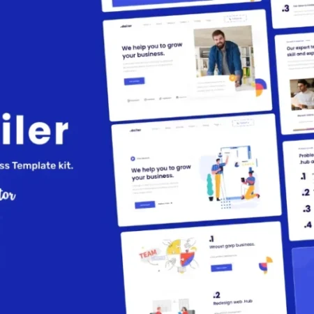 Dailer – Startup Elementor Template