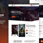 Damqar – Firefighter & Fire Department Elementor Template