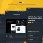 Danish – Personal Portfolio & Resume Elementor Template