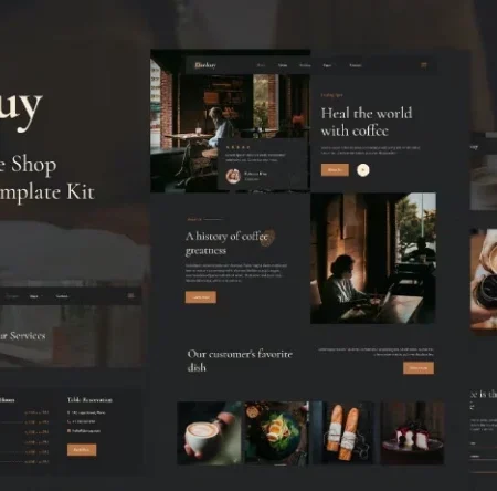 Dankuy – Cafe & Coffee Shop Elementor Template