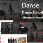 Danse – Dance School and Studio Elementor Template