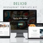 Delicio – Restaurant WordPress Template