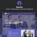 Desolve – Business Agency Elementor Template