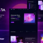 Devvata – NFT Portfolio Elementor Template