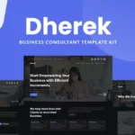 Dherek – Business Consultant Website