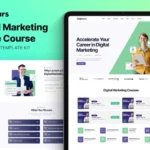 Digicours – Digital Marketing Online Course Elementor Template