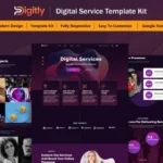 Digitly – Digital Service Agency Elementor Template