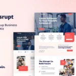 Disrupt – Tech Startup Business Elementor Template