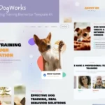 DogWorks – Dog Training Elementor Template