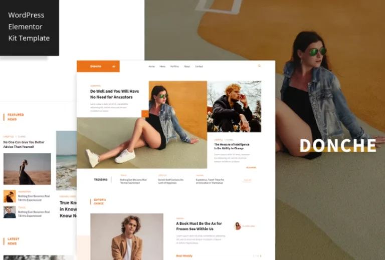 Donche – News & Magazine Template Donche – News & Magazine Template - Imagen 1