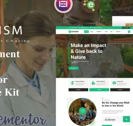 Donism – Environment Charity Elementor Template