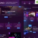 Dosino – Arcade Games & Attractions Elementor Template