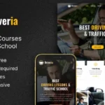 Driveria – Driving Course & Traffic School Elementor Template