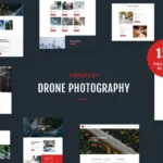 Drone Media – Aerial Photography & Videography Elementor Template