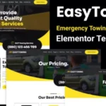EasyTowing – Emergency Towing Service Elementor Template